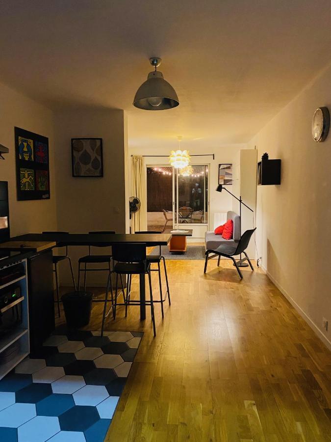 Apartamento Grand studio de 38m2 et cour indépendante de 25m2 dont wifi et Netflix Montpellier Exterior foto